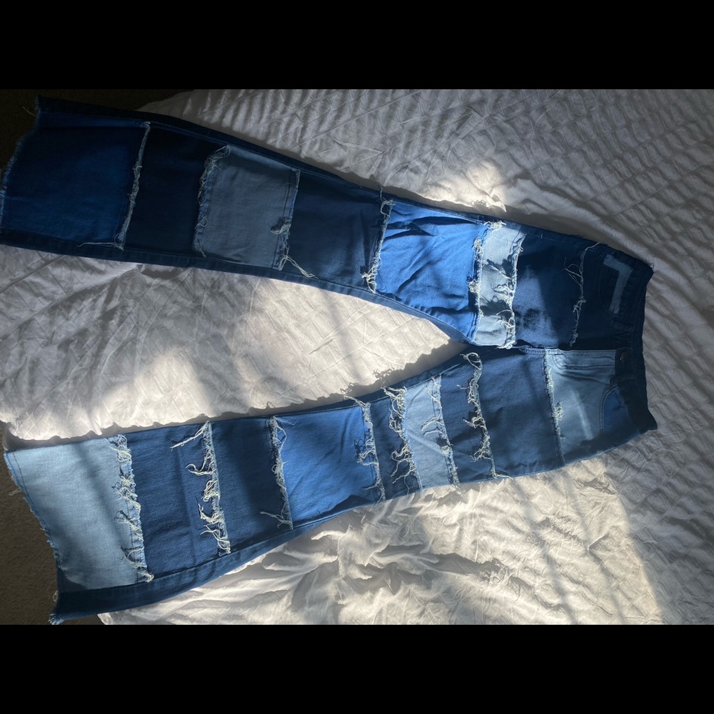 patchwork jeans - Picture 2 of 3